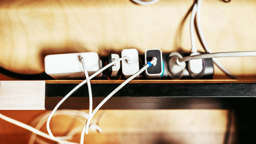 Cluttered Electrical Outlets