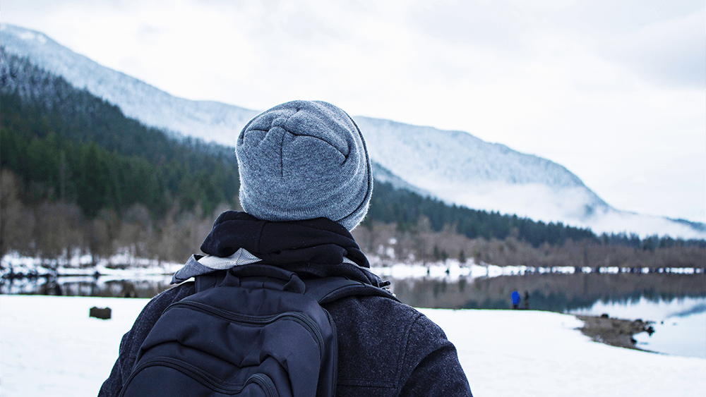 man wearing a beanie